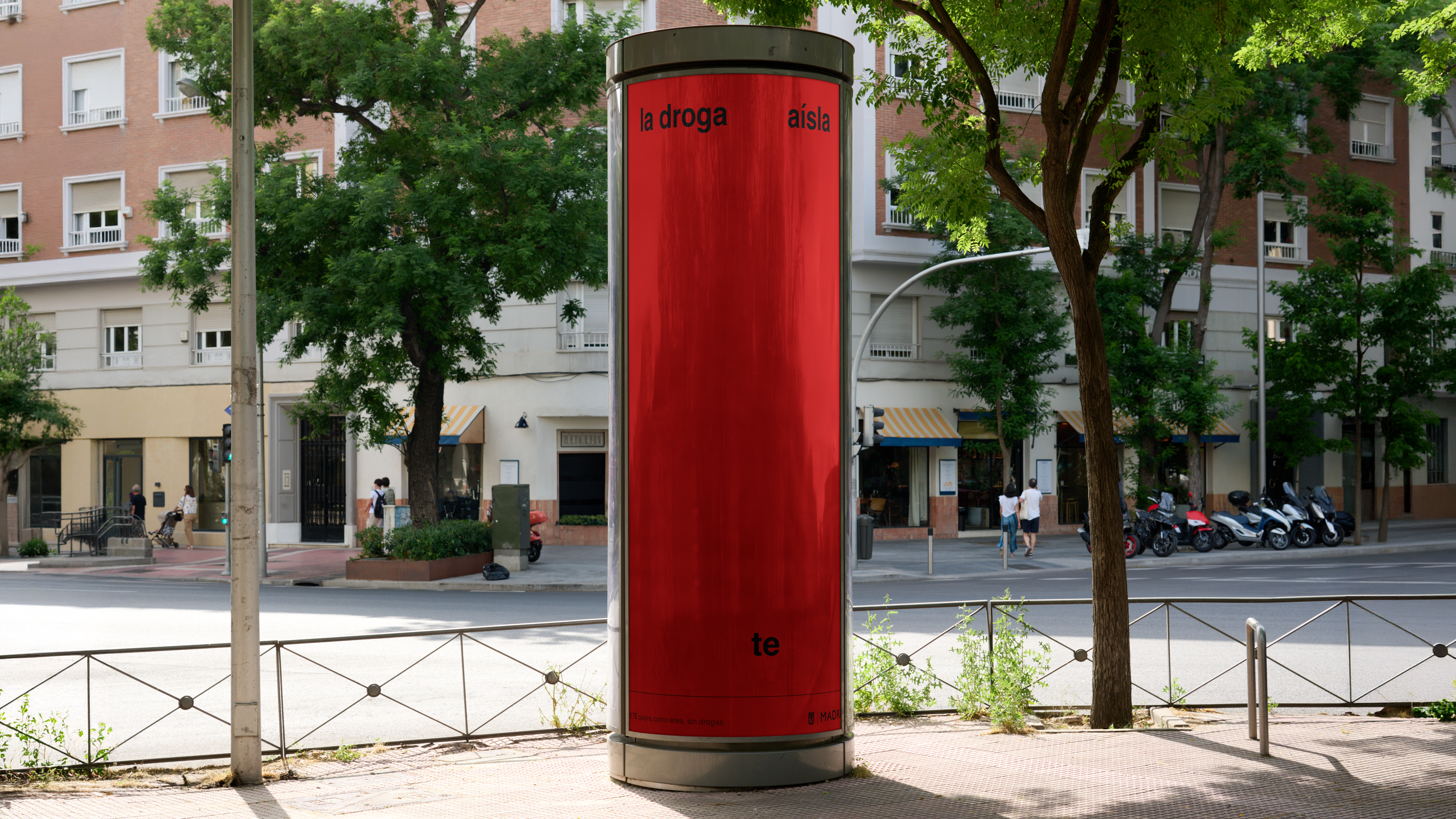 Madrid Council Drugs Change You idea visual.